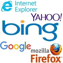 Google Chrome Bing Firefox Google Chrome Bing Firefox